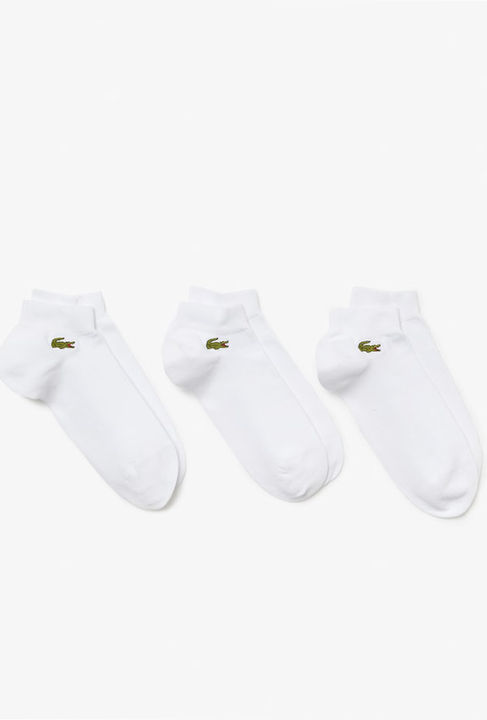 Lacoste Men's Pack of 3 Pairs of Low Sport Trainer Socks