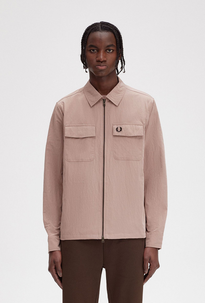 Fred Perry Men's Zip-Through Overshirt