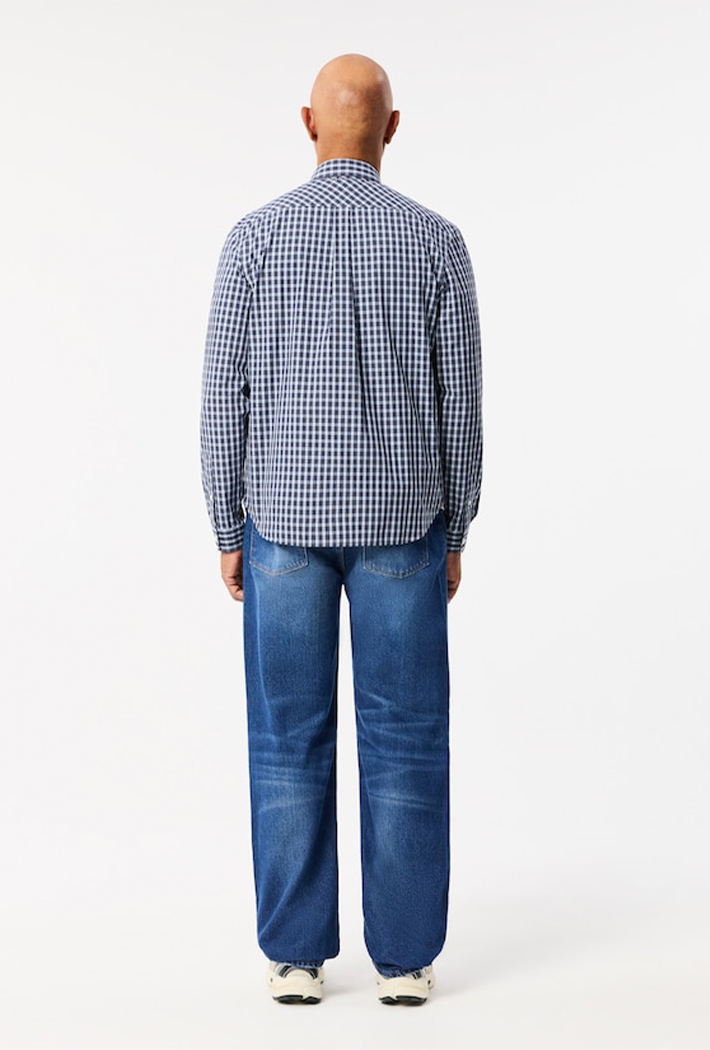 Lacoste Men's 5 Pocket Straight Cut Indigo Jeans