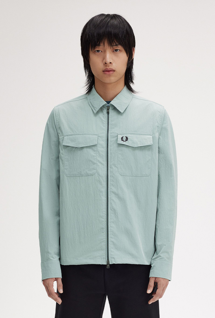 Fred Perry Men's Zip-Through Overshirt