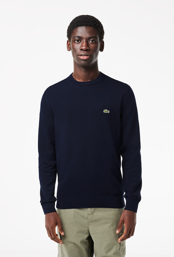 Lacoste Men's Monochrome Crew Neck Sweater