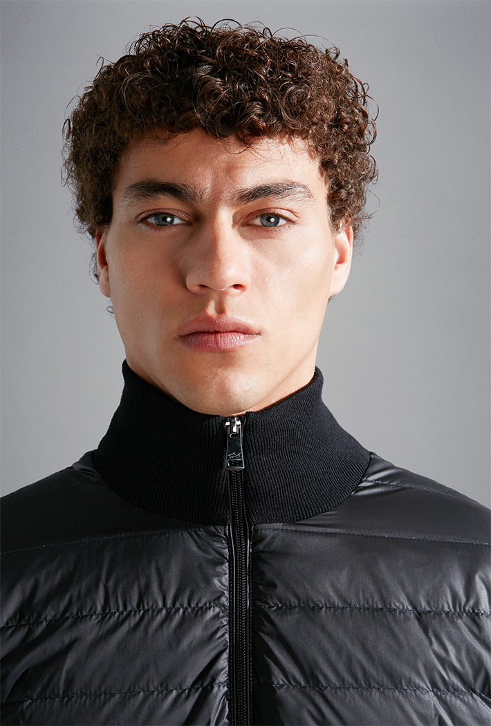 Paul & Shark Men's Hybrid Wool and Nylon Cardigan Jacket