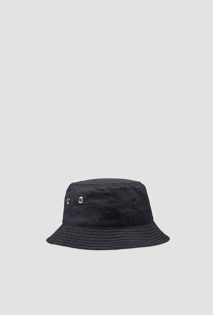 Paul & Shark Men's All Over Sharks Print Bucket Hat