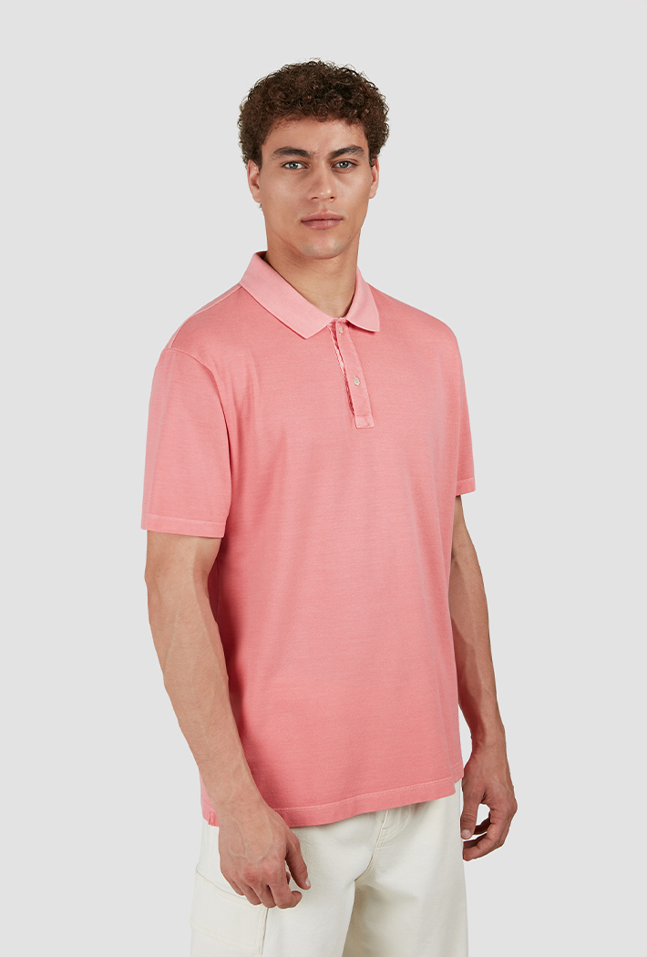 Paul & Shark Men's Gart-Dyed Cotton Pique Polo Shirt - Medium