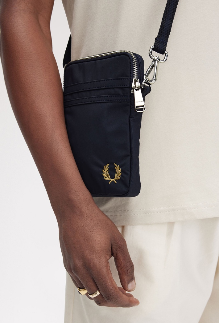 Fred Perry Men's Brentham Nylon Side Bag