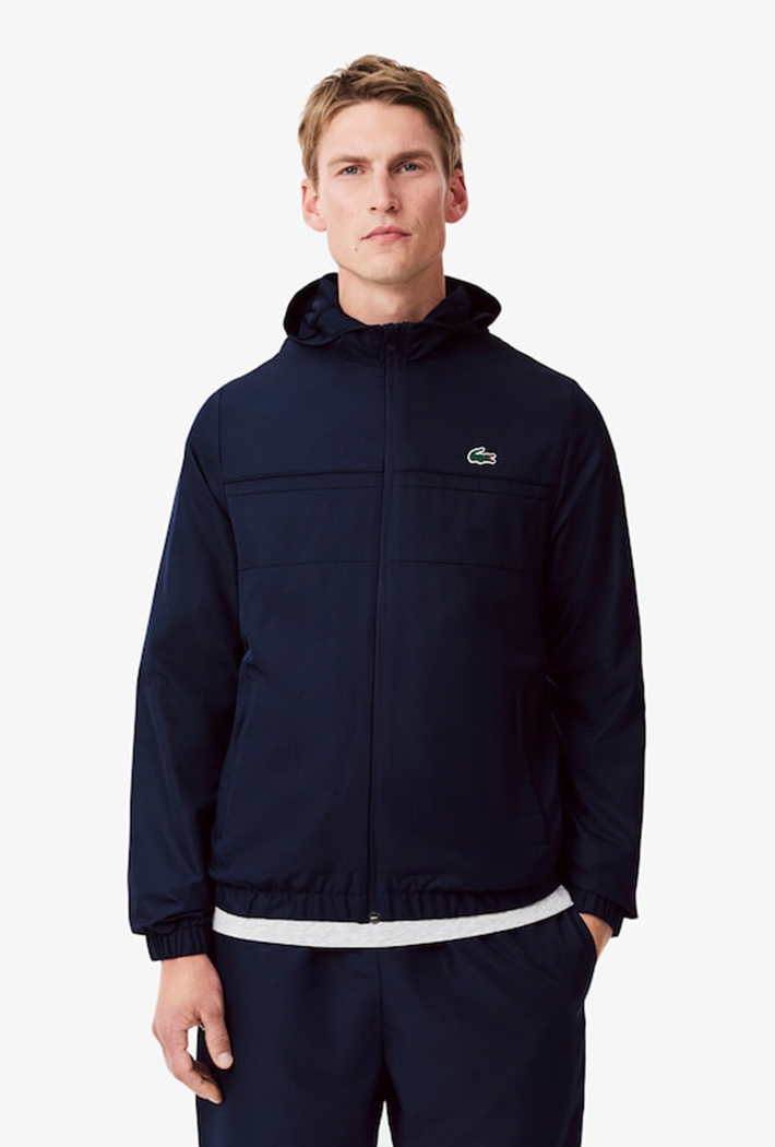 Lacoste Men's Water-Repellent Sport Track Jacket