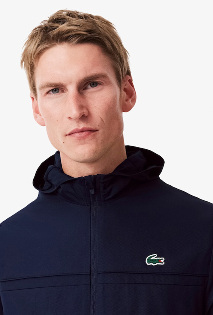 Lacoste Men's Water-Repellent Sport Track Jacket