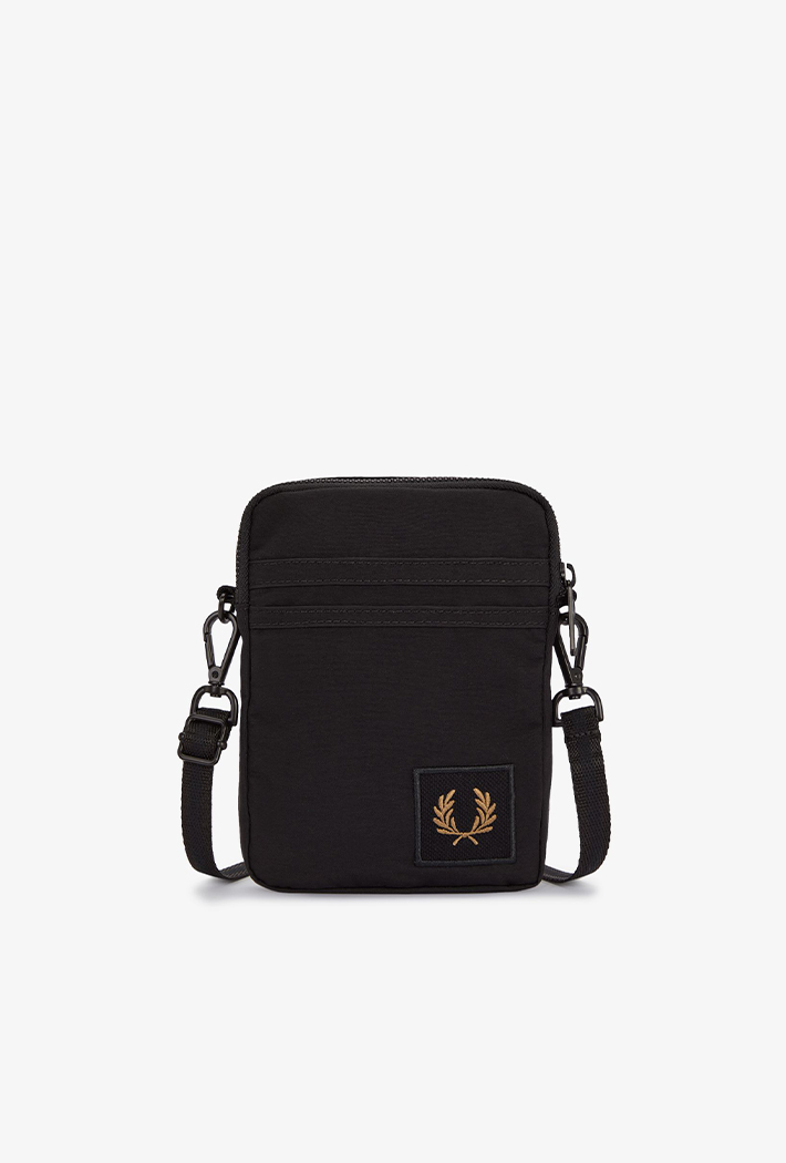 Fred Perry Unisex Nylon Badge Small Side Bag - One Size