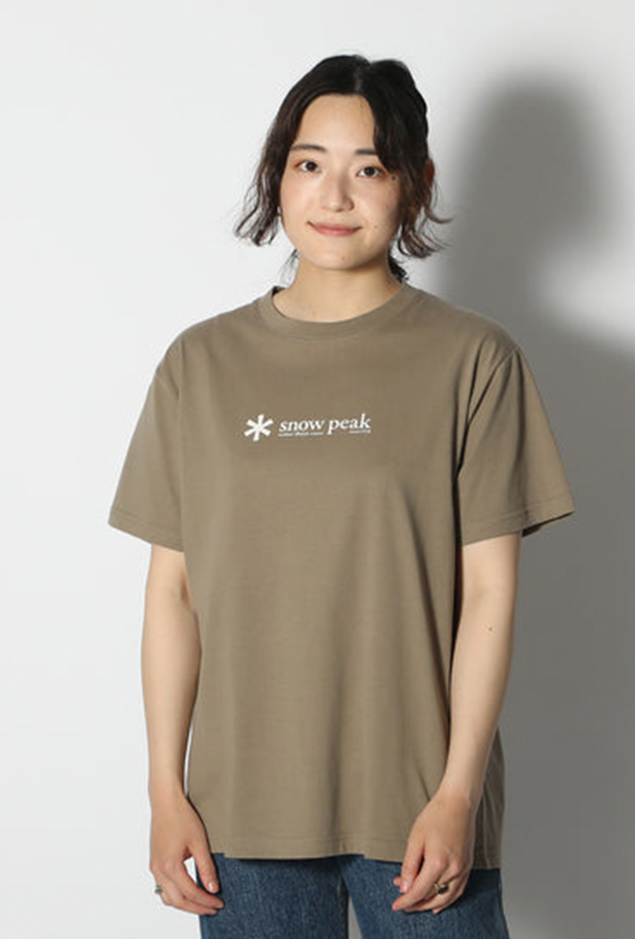 Snow Peak Soft Cotton Logo Short Sleeve T-Shirt