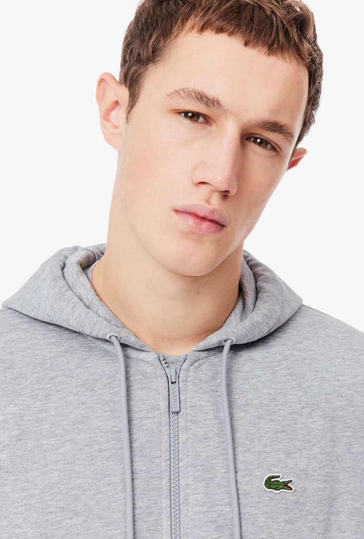 Lacoste Zip-Up Fleece Hoodie