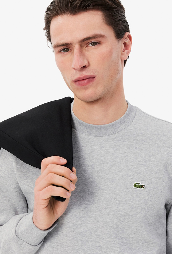 Lacoste Cotton Fleece Crew Neck Sweatshirt