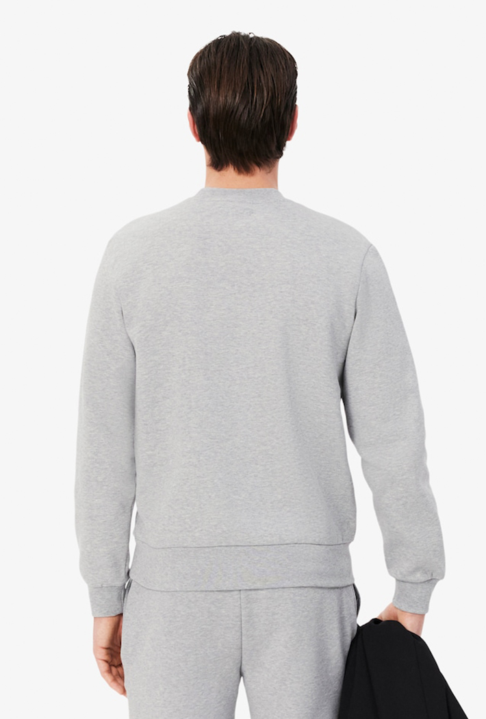 Lacoste Cotton Fleece Crew Neck Sweatshirt