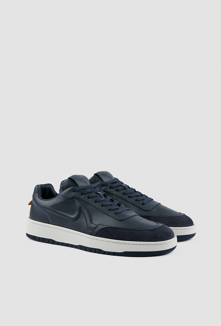 Paul & Shark Club Riviera Leather Sneakers