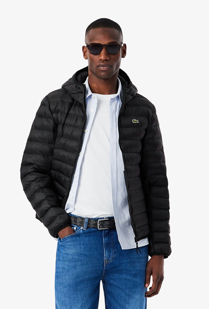 Lacoste Water-Repellent Quilted Puffed Jacket