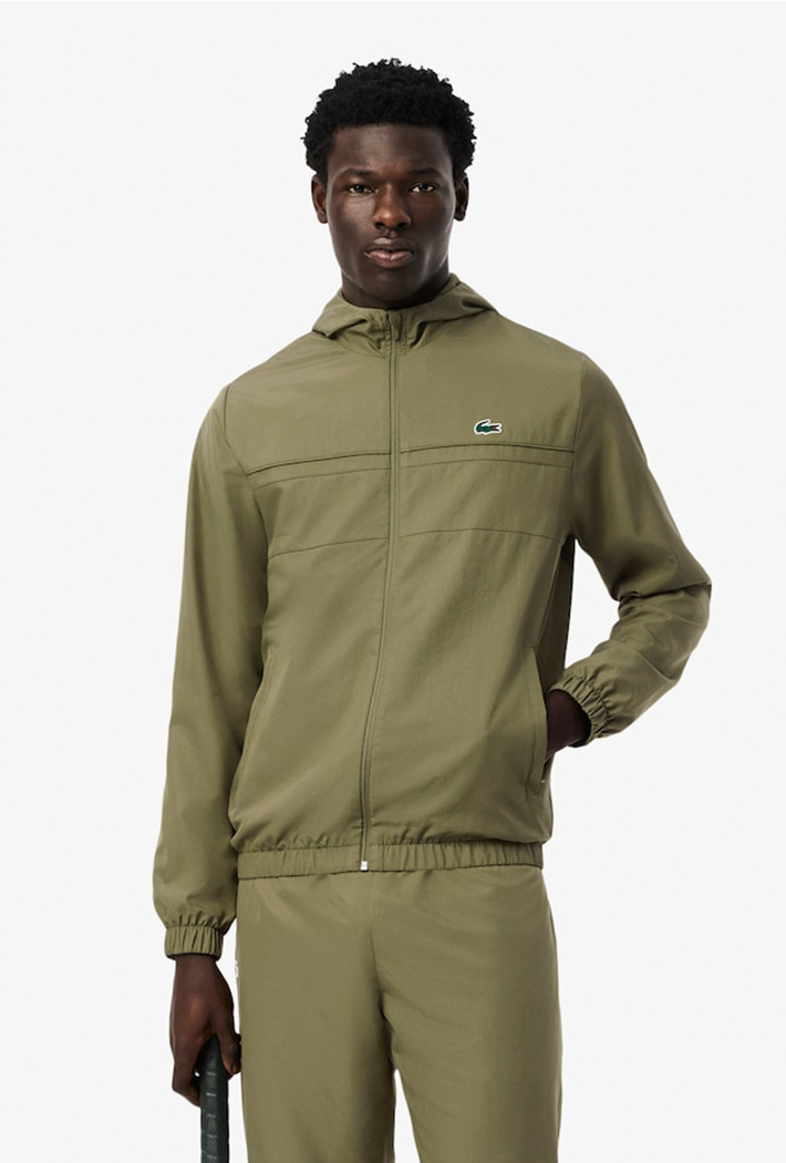 Lacoste Men's Water-Repellent Sport Track Jacket
