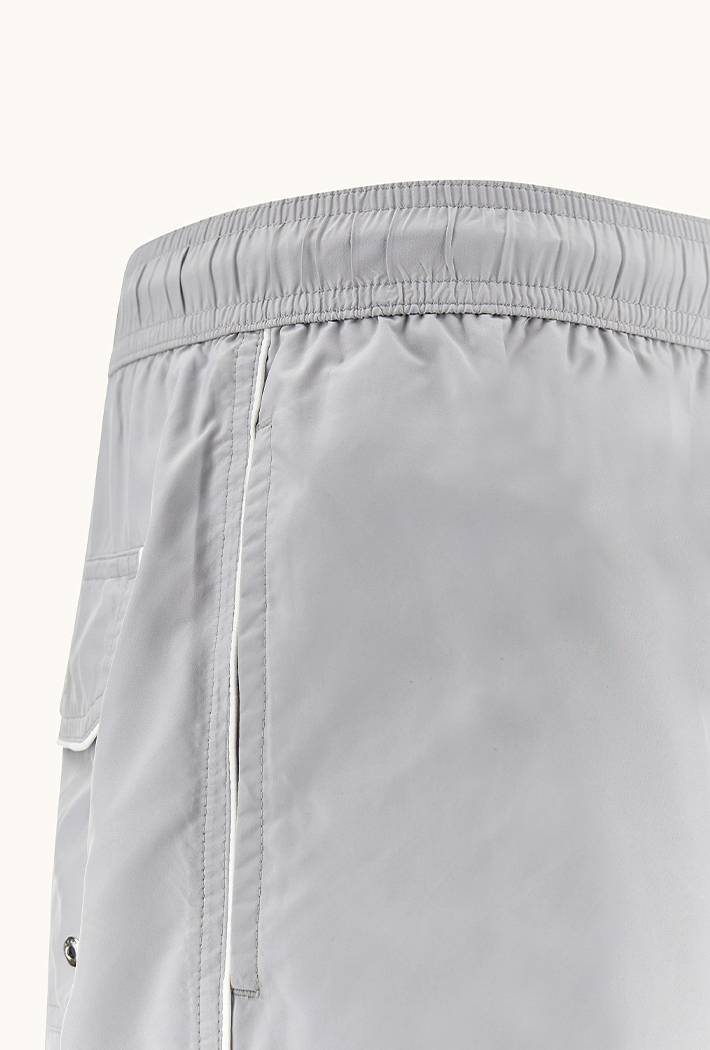 Paul & Shark Portofino Swim Shorts in Microfibre with Logo Embroidery