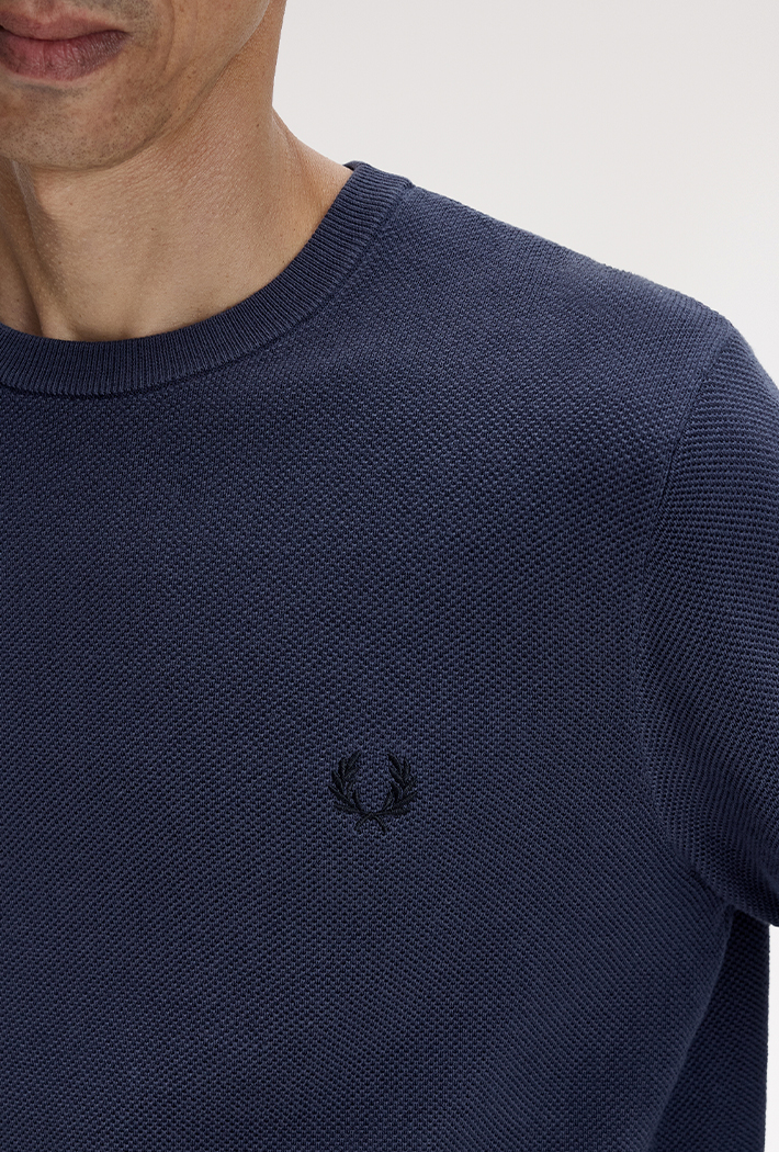 Fred Perry Pique Stitch Jumper