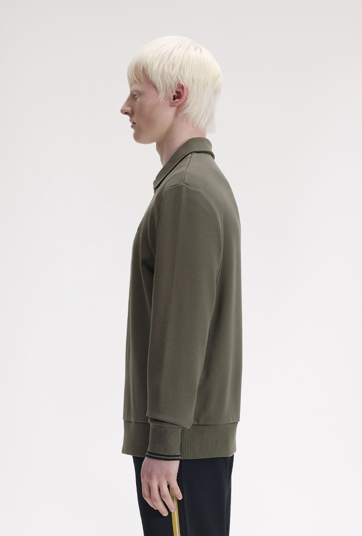 Fred Perry Half Zip Collared Sweatshirt