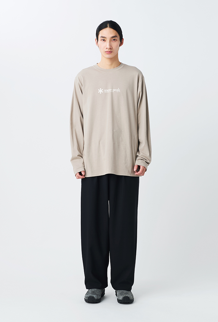 Snow Peak Soft Cotton Logo Long Sleeve T-Shirt