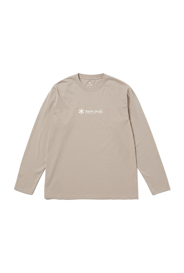 Snow Peak Soft Cotton Logo Long Sleeve T-Shirt