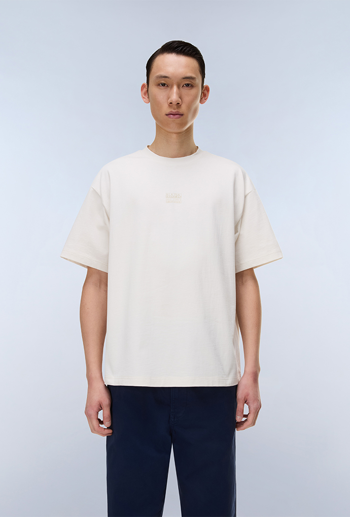Napapijri Elevated Logo Jersey Short Sleeve T-Shirt