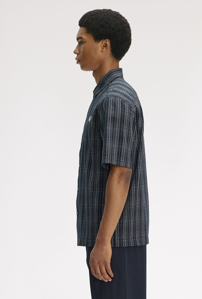 Fred Perry Seersucker Check Shirt