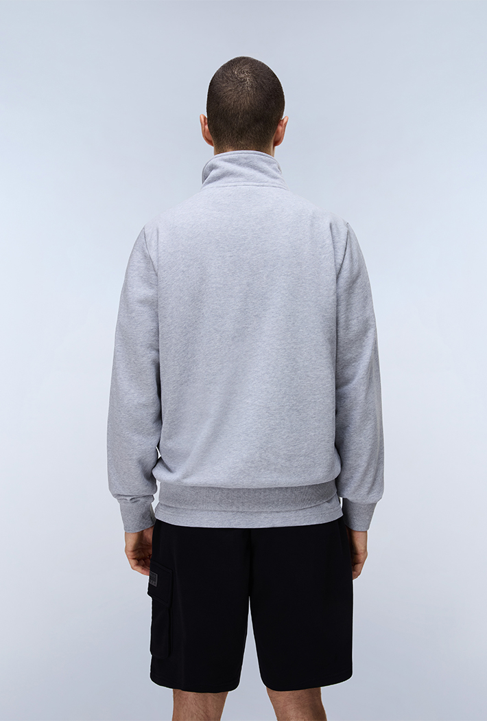 Napapijri Box Logo French Terry 1/2 Zip Sweatshirt