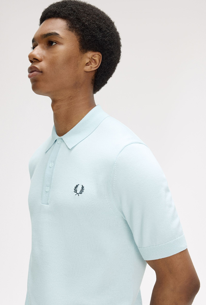 Fred Perry Long Staple Cotton Knitted Shirt