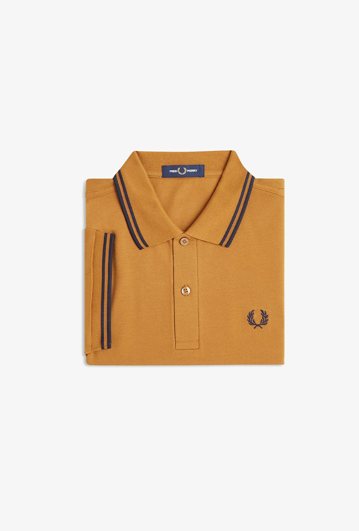 Fred Perry Unisex Twin Tipped Polo Shirt - Large