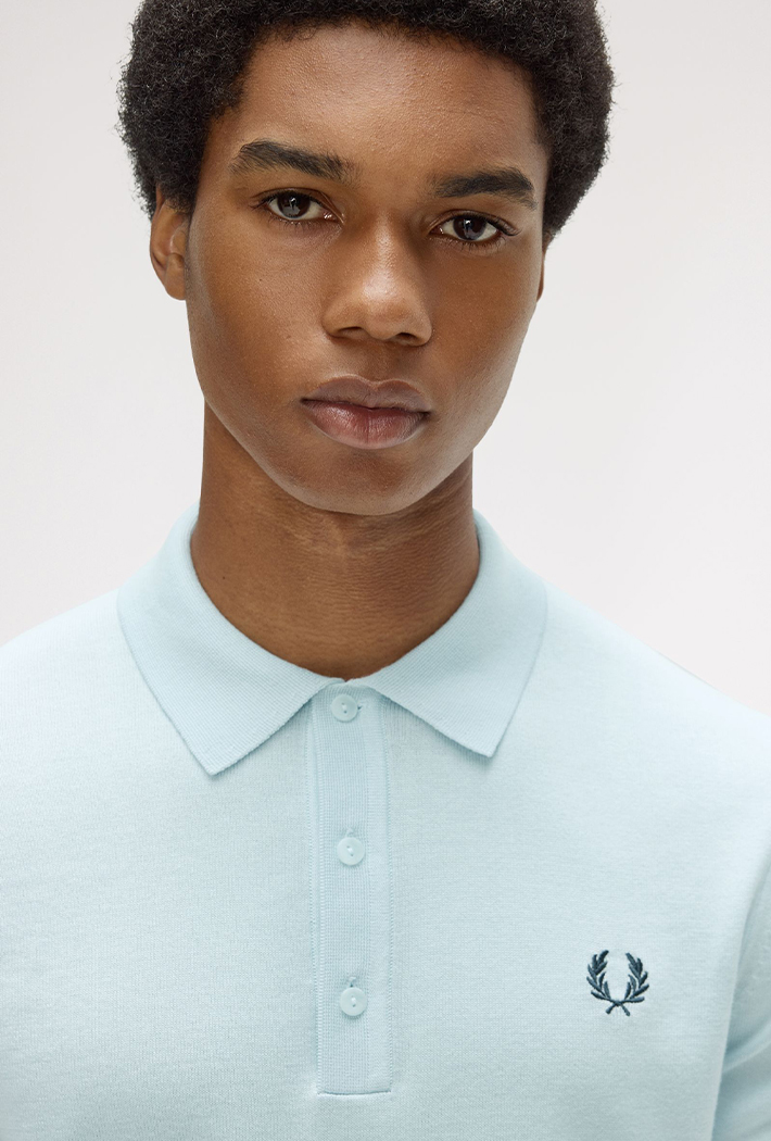 Fred Perry Long Staple Cotton Knitted Shirt