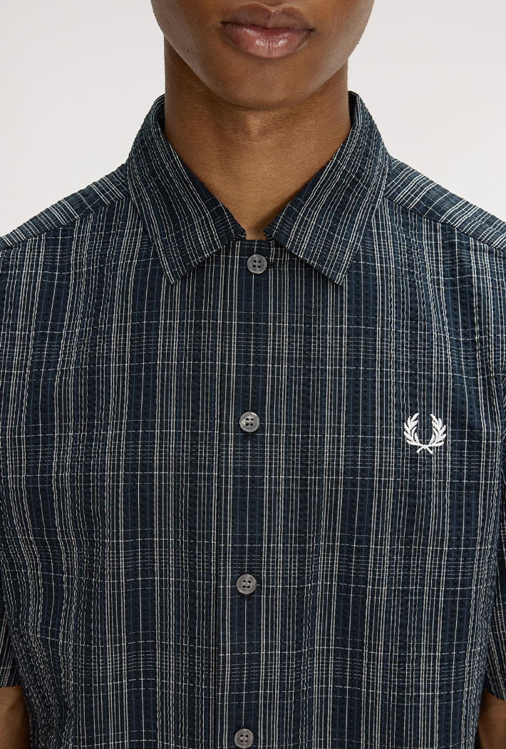 Fred Perry Seersucker Check Shirt