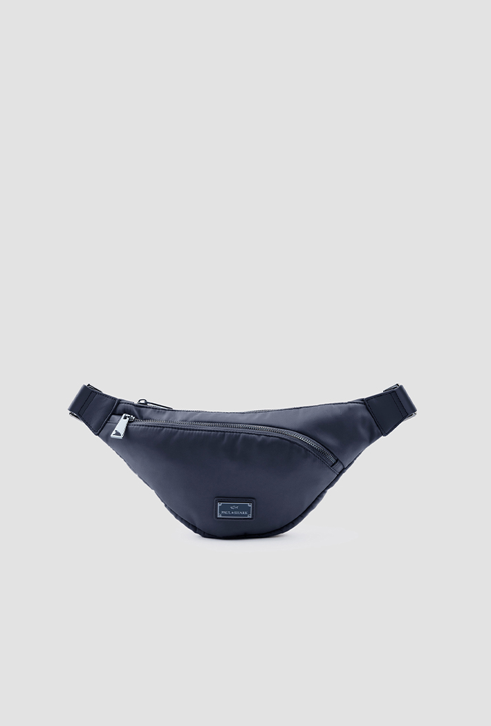Paul & Shark Milano Nylon Messenger Bag with Leather Bag