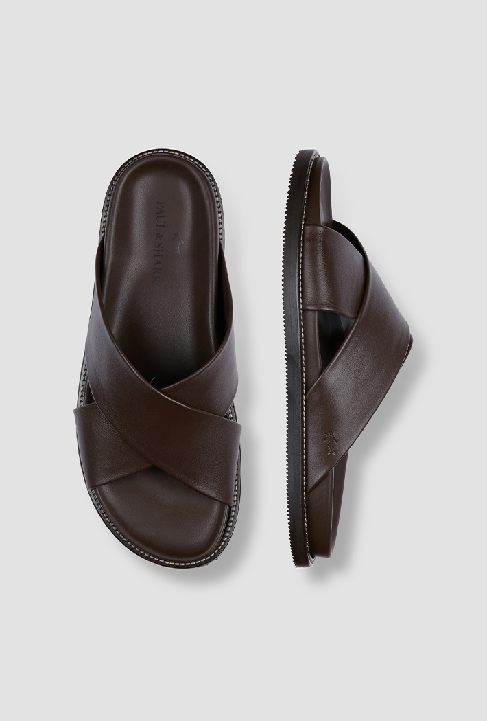 Paul & Shark Leather Sandals