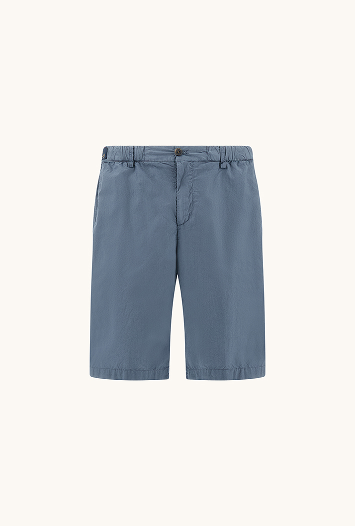 Paul & Shark Ultralight Poplin Cotton Bermuda with Drawstring