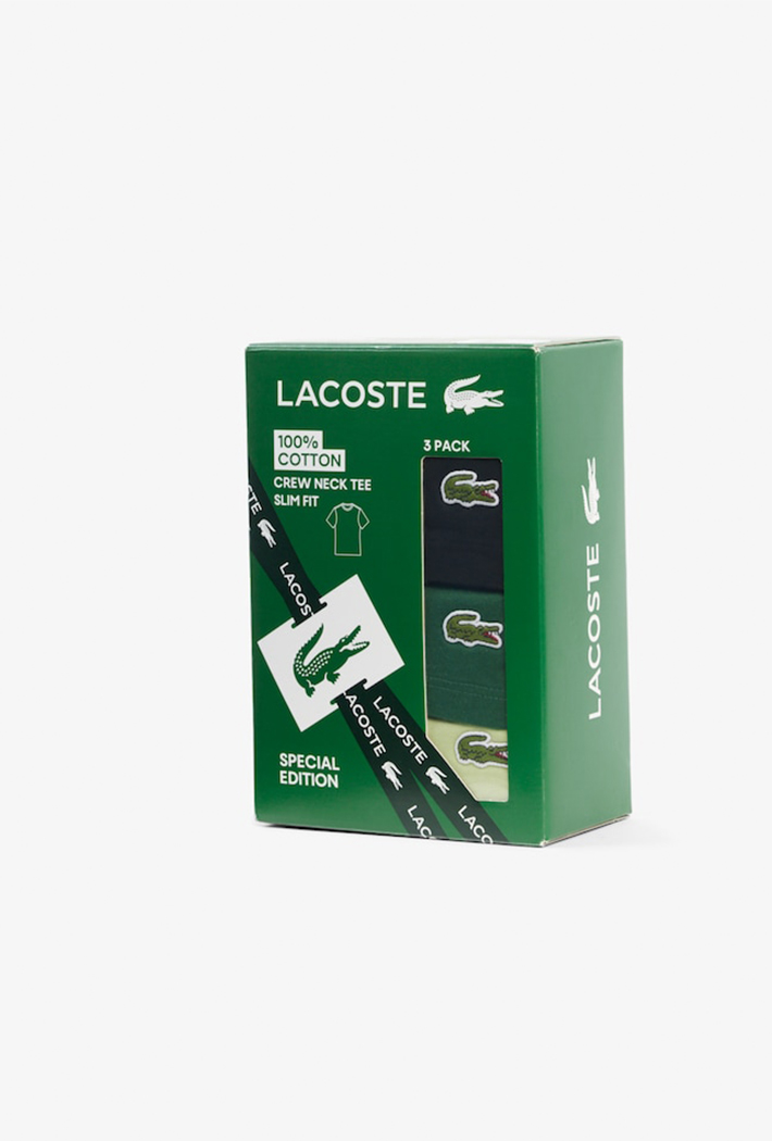 Lacoste 3-Pack Slim Fit Undershirts