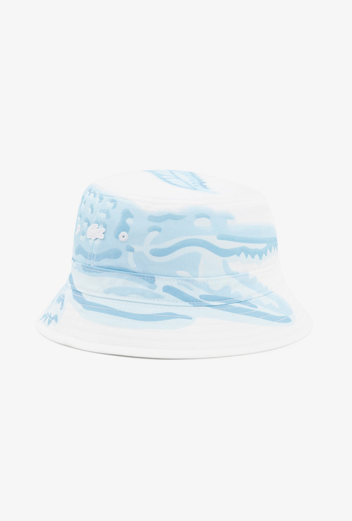 Lacoste Printed Cotton Twill Bucket Hat
