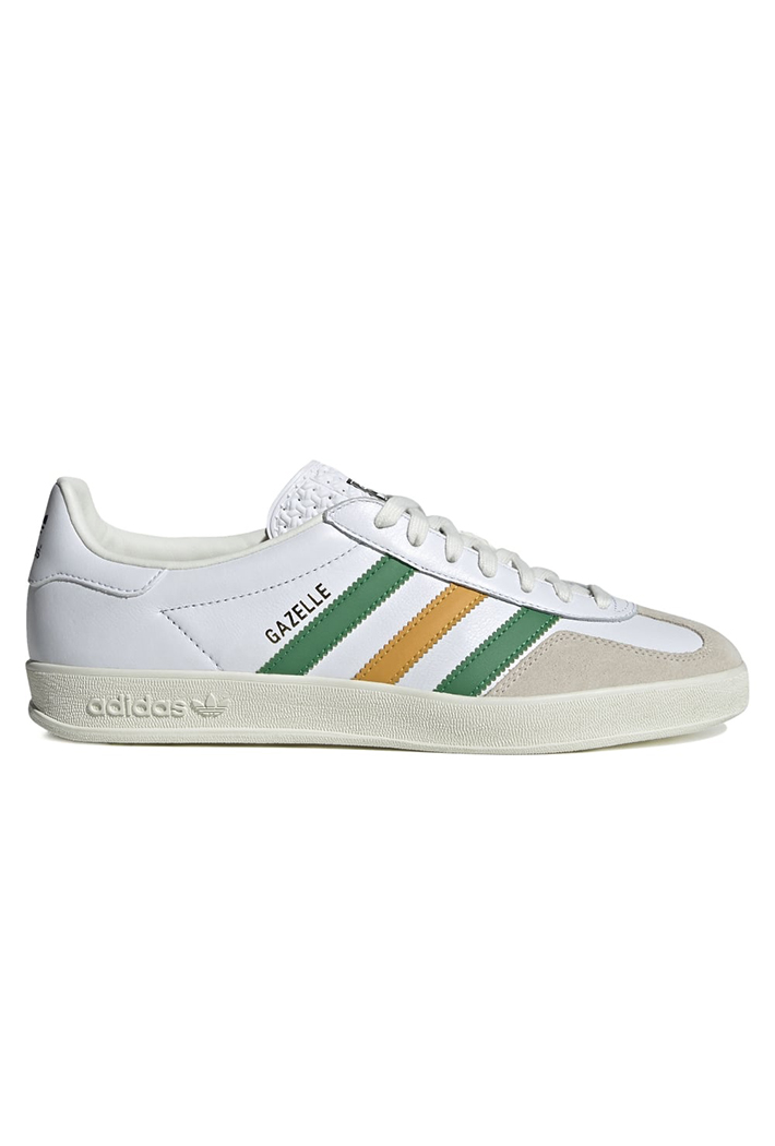 Adidas Originals Unisex White Gazelle Indoor Trainers - Uk 5.5