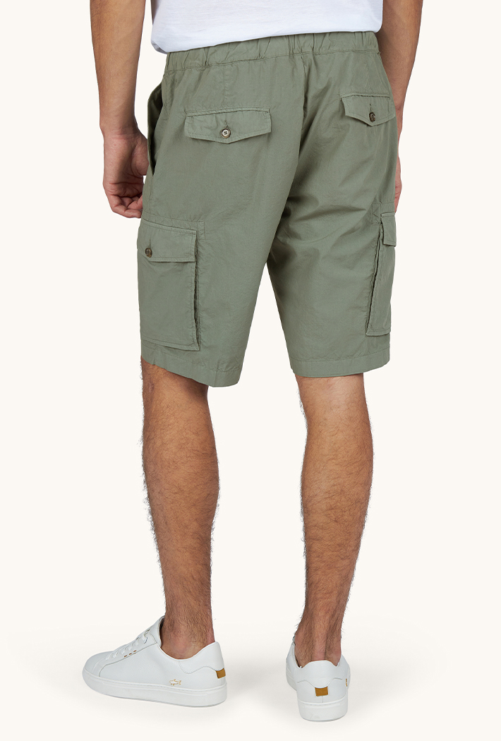 Paul & Shark Cargo Bermuda in Ultralight Poplin Cotton