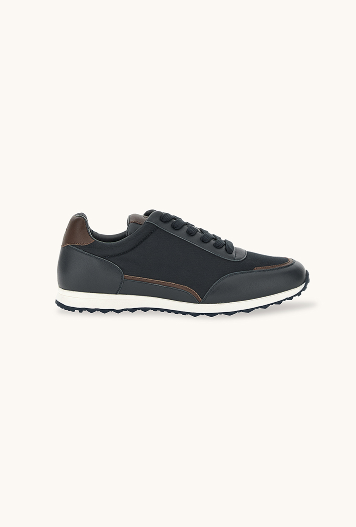 Paul & Shark Sneakers in Leather and Nylon