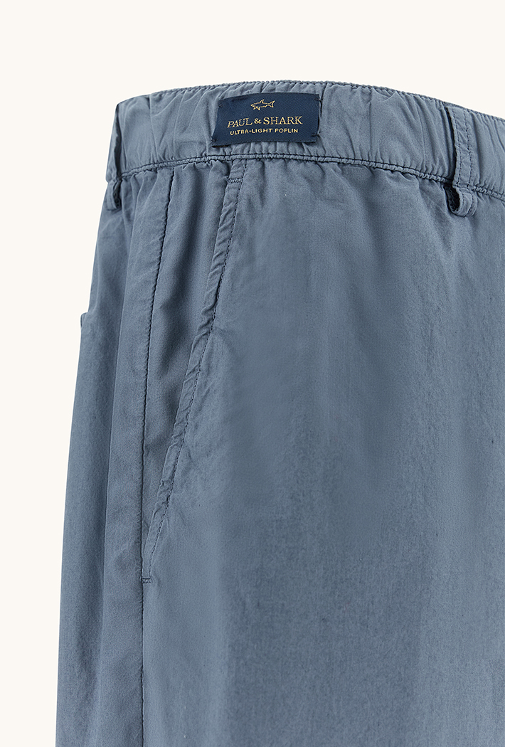 Paul & Shark Ultralight Poplin Cotton Bermuda with Drawstring