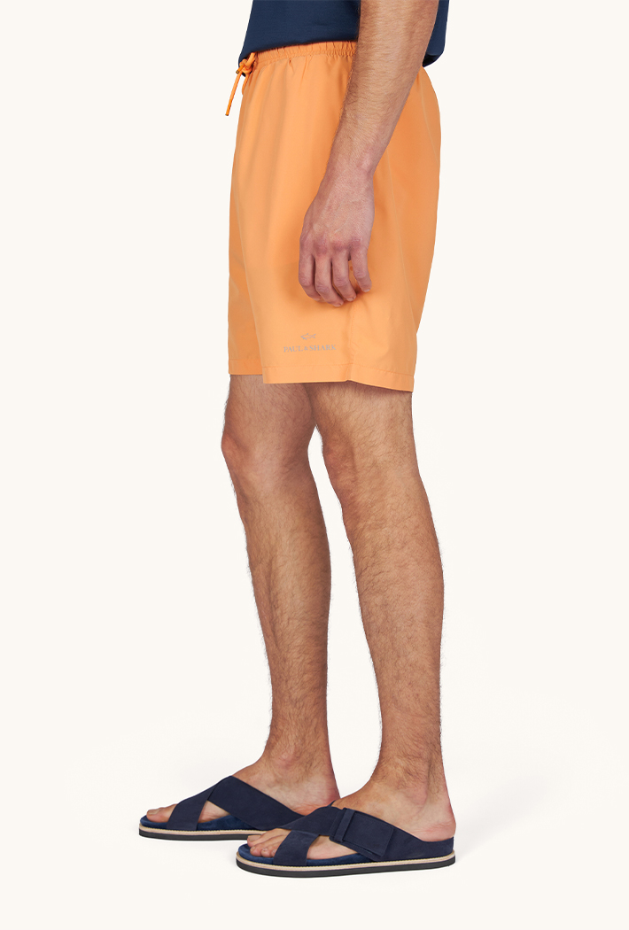 Paul & Shark Portofino Swimwear with Reflective Logo Print
