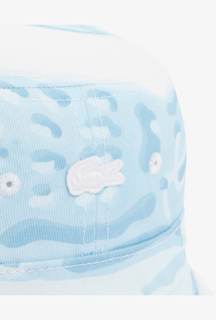 Lacoste Printed Cotton Twill Bucket Hat