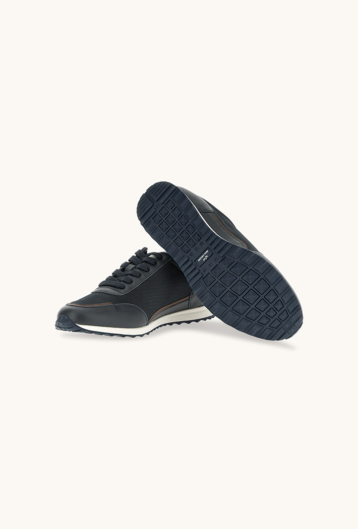 Paul & Shark Sneakers in Leather and Nylon