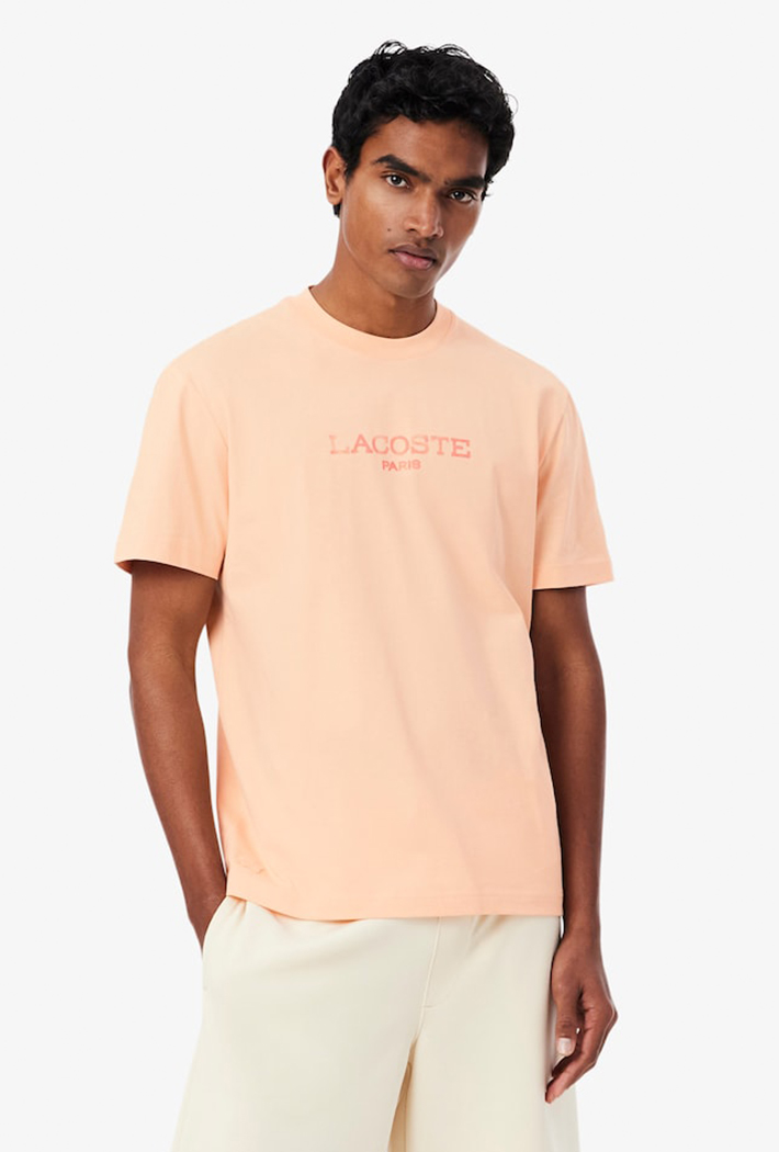 Lacoste Printed Cotton T-Shirt