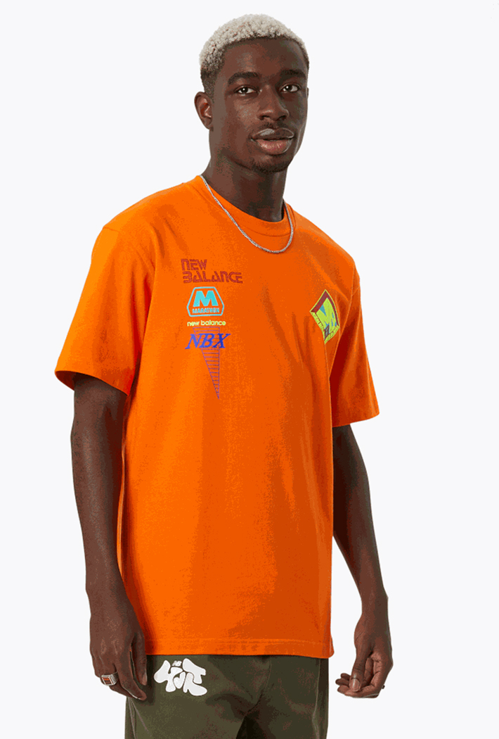 New Balance x Salehe Bembury Yurt Print Logo T-Shirt
