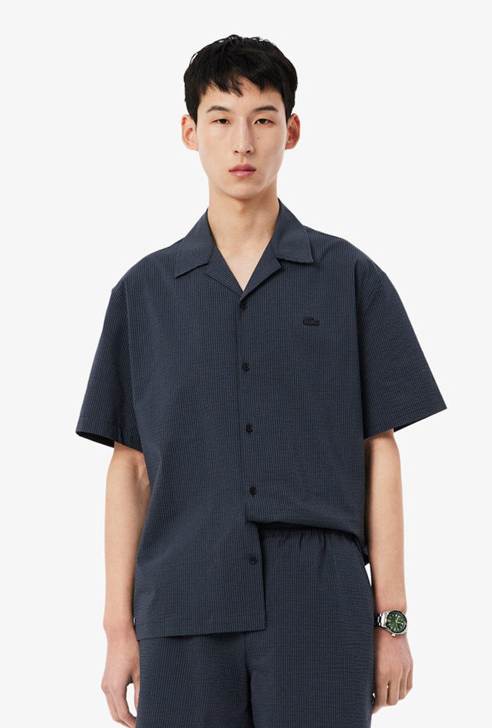 Lacoste Relaxed Fit Seersucker Shirt