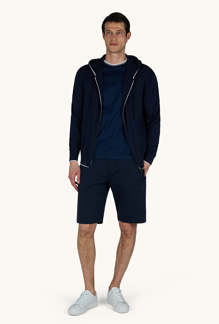 Paul & Shark Bermuda Sweat Shorts in Active Fleece Cotton