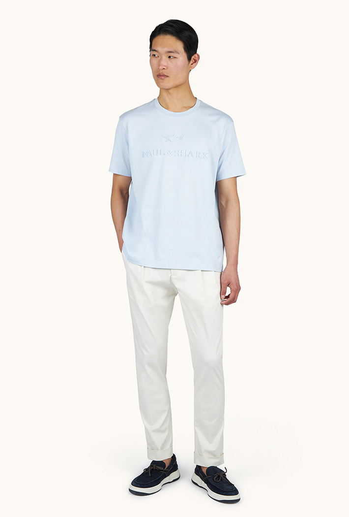 Paul & Shark Lightweight Cotton Jersey Printed T-Shirt