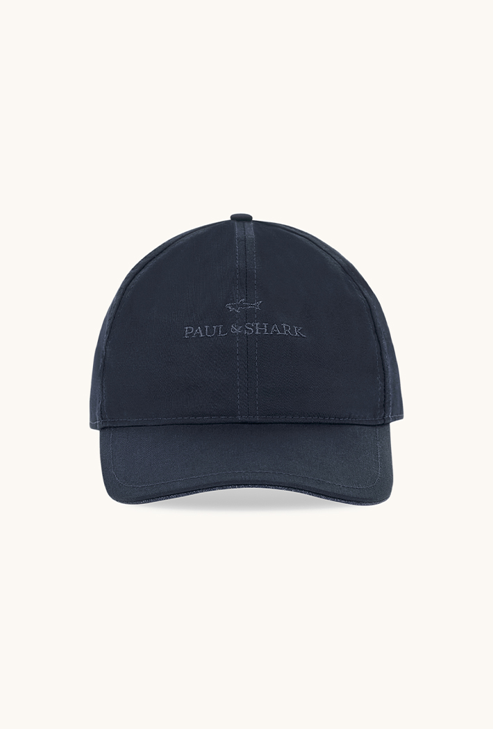 Paul & Shark Cotton Baseball Hat with Embroidery