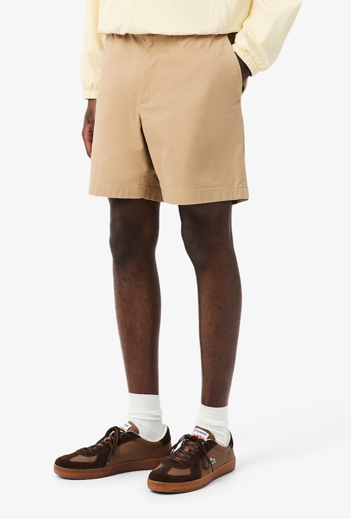 Lacoste Regular Fit Stretch Cotton Shorts
